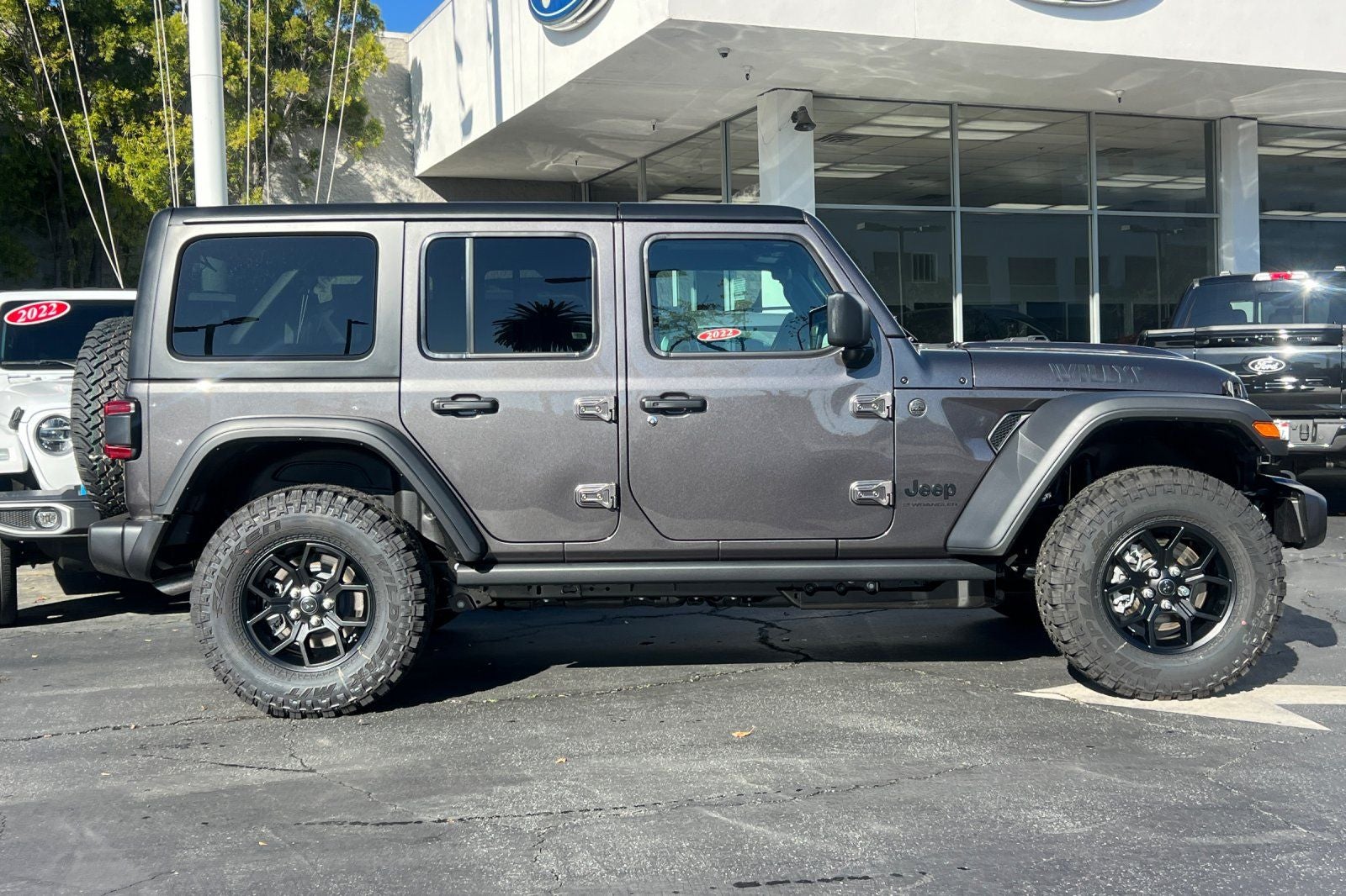 2026 Jeep Wrangler — rear three-quarter view